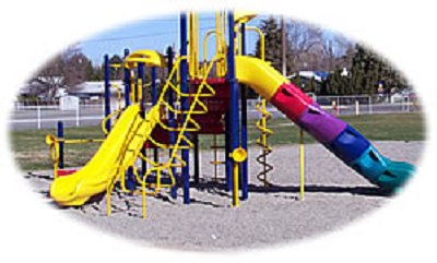 playground equipment with slides